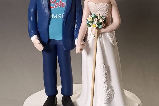 Topper di matrimonio di Caramel's Cake 5