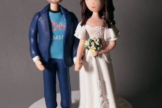 Topper di matrimonio di Caramel's Cake - 13