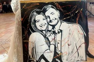 Laura Calafiore - Wedding Speed Painting & Show Live - 6