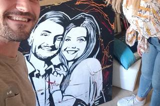 Laura Calafiore - Wedding Speed Painting & Show Live - 7