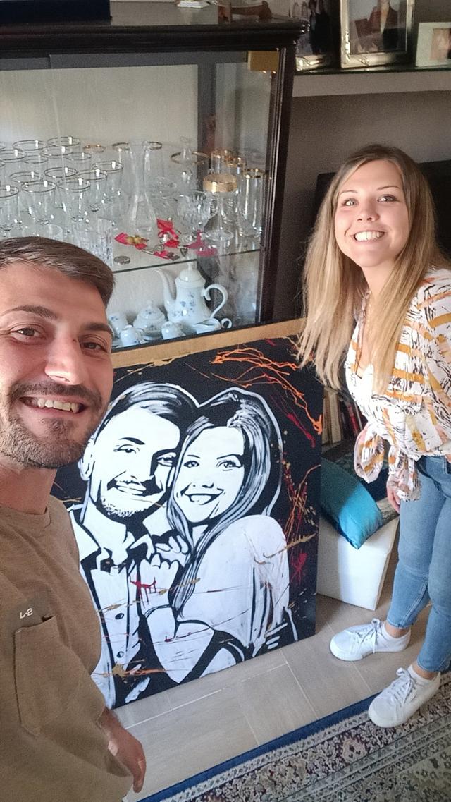 Laura Calafiore - Wedding Speed Painting & Show Live - 1