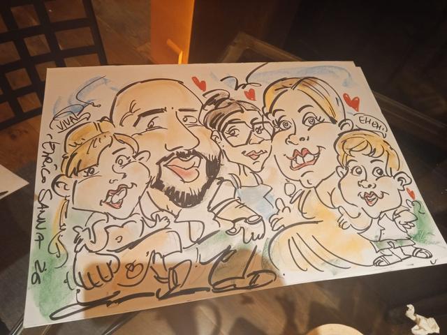 Enrico Sanna Caricature - 3
