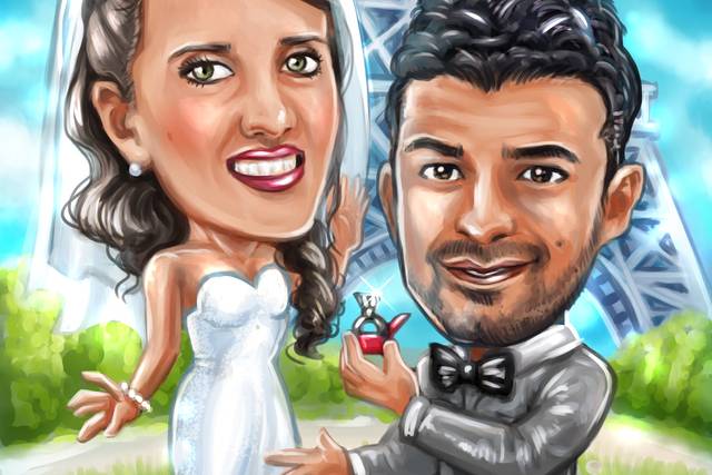 Terry Gu Caricature 2