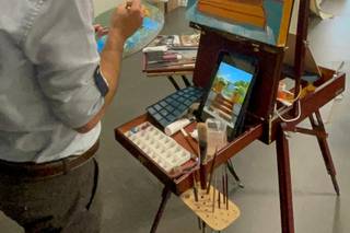 Italian Wedding Painter | Martin Cambriglia Live Painting - 9