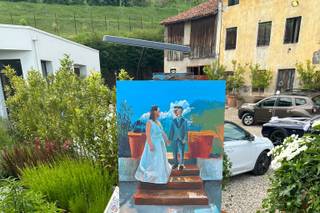 Italian Wedding Painter | Martin Cambriglia Live Painting - 10