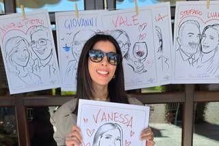 Ritratti e caricature d'artista. Caricaturista. - 5