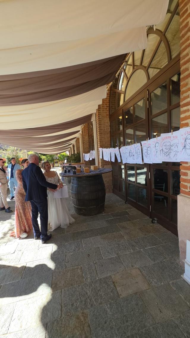 Ritratti e caricature d'artista. Caricaturista. - 4