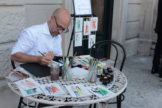 Italian Wedding Painter | Martin Cambriglia Live Painting - 7