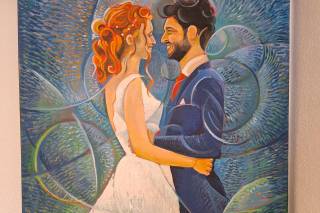 Italian Wedding Painter | Martin Cambriglia Live Painting - 11