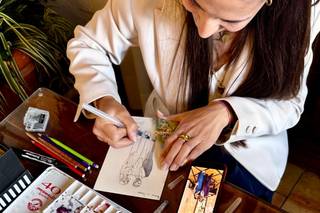 Elisa Di Trocchio Live Sketching - 9