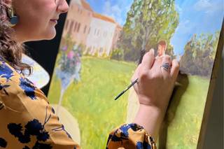 Sara Peron Pittrice dal vivo - Live painting - 12