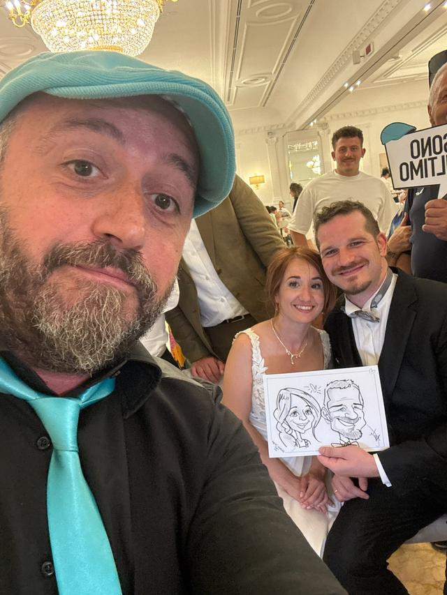 Michelangelo Manente Caricature - 3