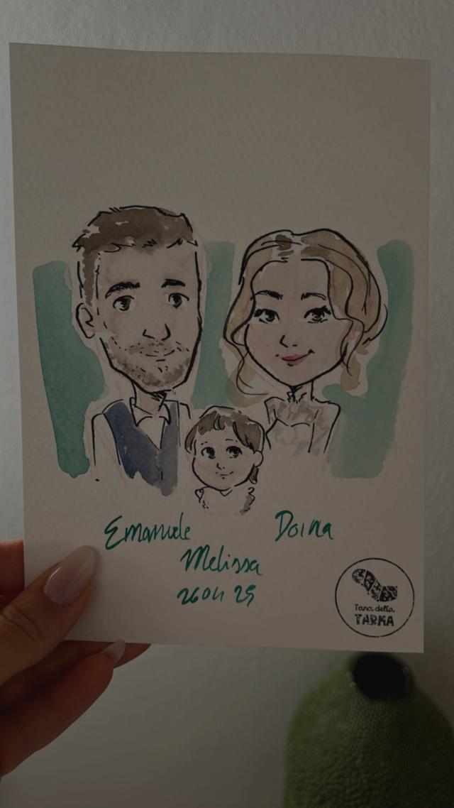 Tana della Tarma - Ritratti e caricature dal vivo - 4