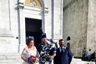 Scottish piper in Italy - 8
