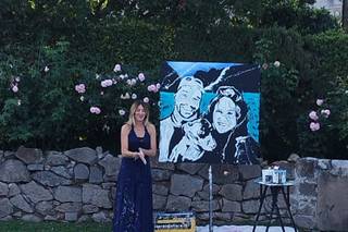 Laura Calafiore - Wedding Speed Painting & Show Live - 19