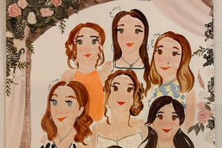 Emma - Live Wedding Illustrations - 6