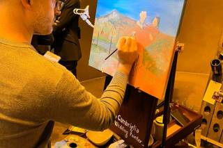 Italian Wedding Painter | Martin Cambriglia Live Painting - 6