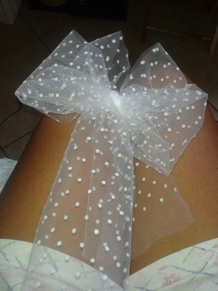 Coccarde bianche per auto 1