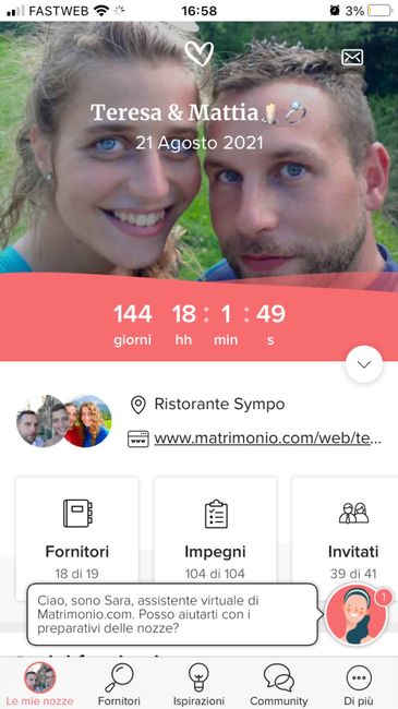 Canzoni💝💍 e countdown 🥰💒 1