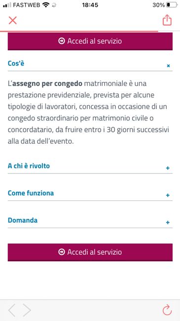 Assegno inps per congedo matrimoniale 1
