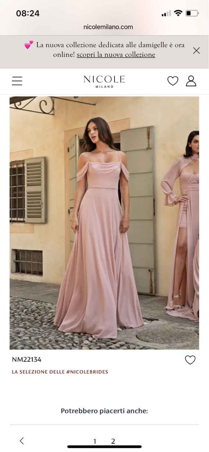 Consiglio abito damigelle/testimoni collezione Nicole 🤩 - 2