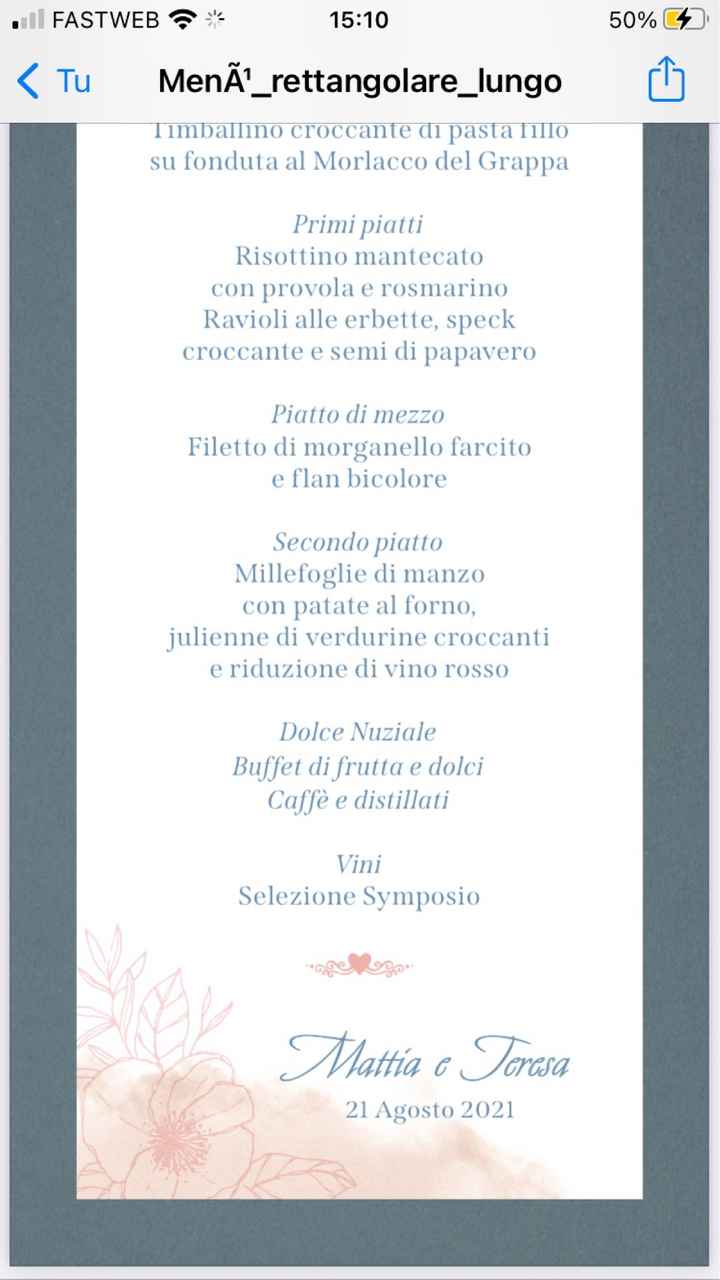 Menú bozze🥰 - 2