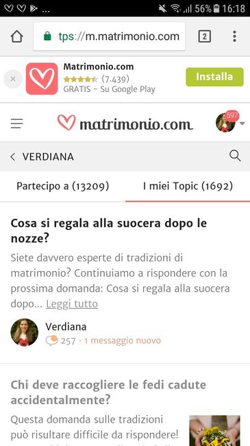 Le ultime novità nella versione mobile di Matrimonio.com 😍 3