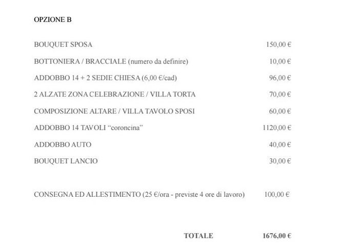 Fiori si - Fiori no 1