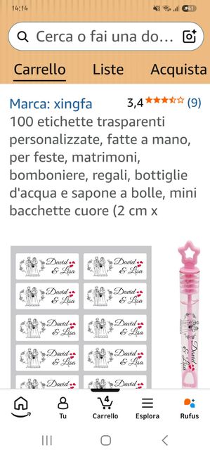 Flaconcini bolle di sapone con cuoricino 3