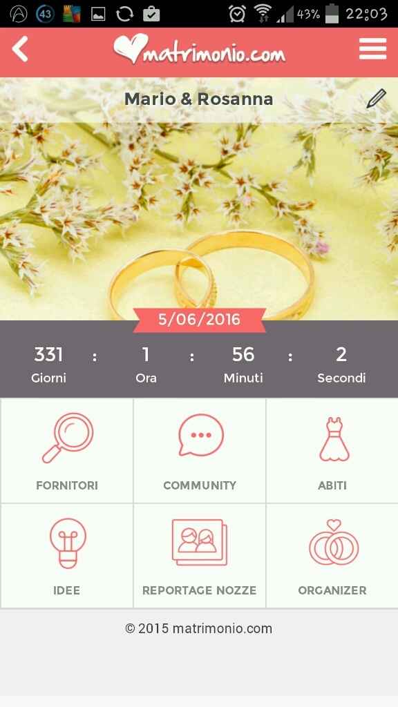 I miei countdown - 1