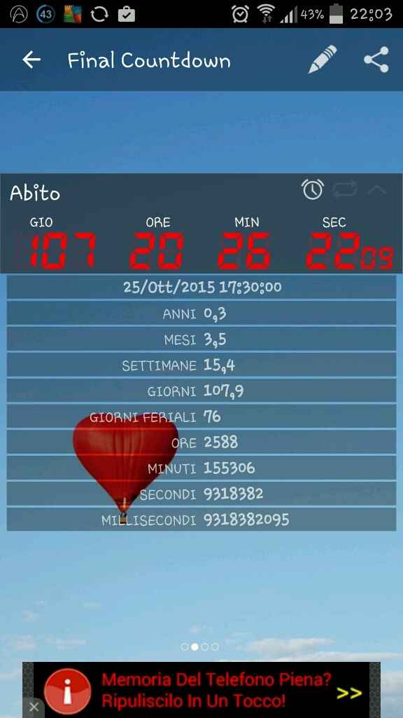 I miei countdown - 2