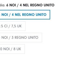 Taglie straniere scarpe sposa - 2