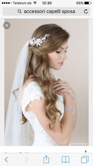 Capelli sciolti sposa - 1