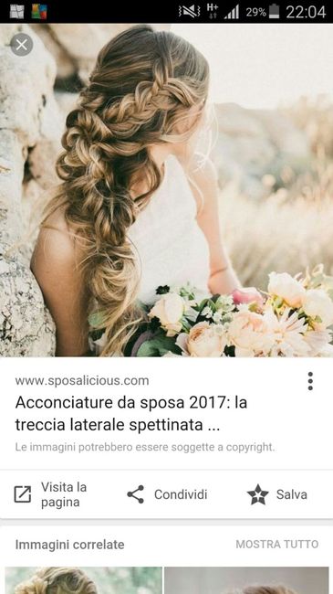 Capelli sciolti sposa - 2