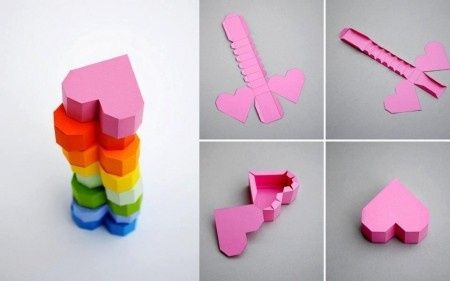 scatoline a forma di cuore 