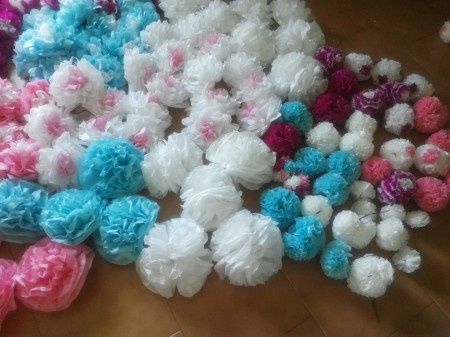 fiori x decorare l'esterno della chiesa 