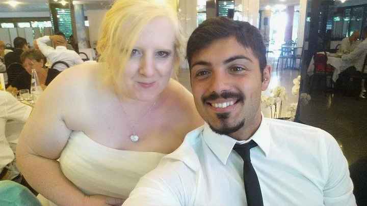 un selfe fatto con un invitato 