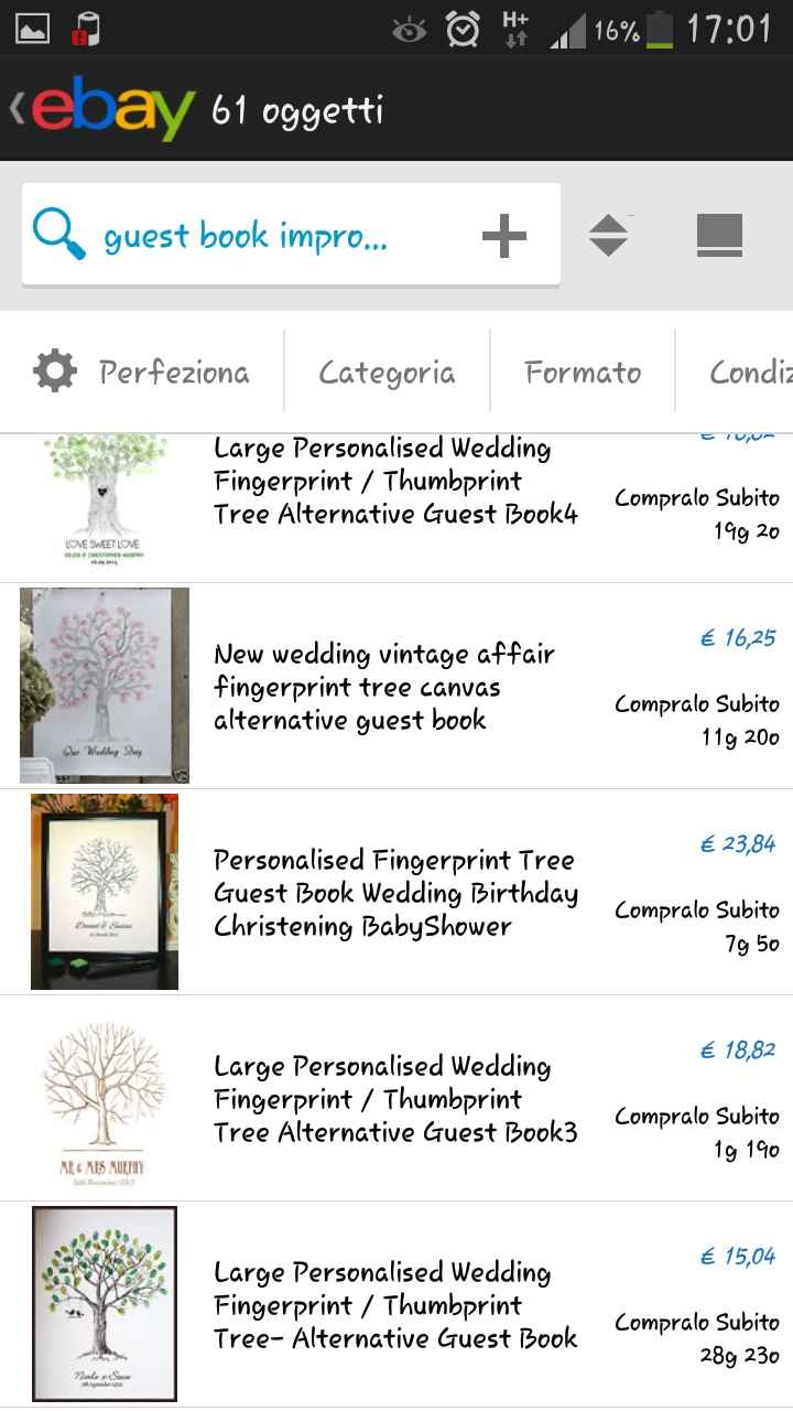 Guest book con impronte o originali.. ecco dei suggerimenti su dove trovarli.. - 2