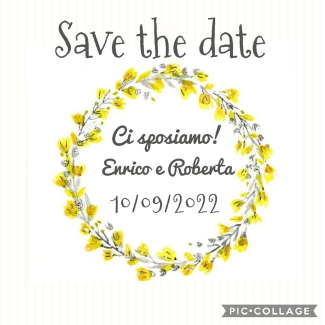 Idee per il "save the date" 1