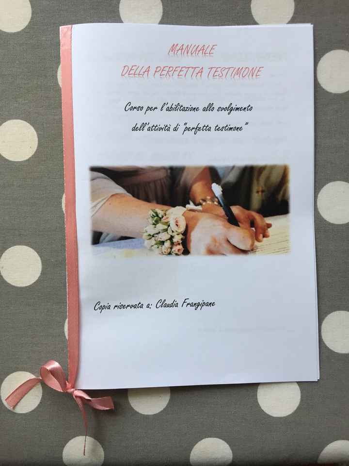 Il mio “manuale della perfetta testimone” 🤩 - 1