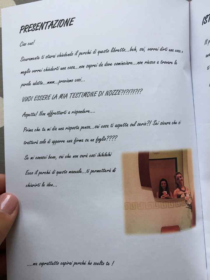 Il mio “manuale della perfetta testimone” 🤩 - 2