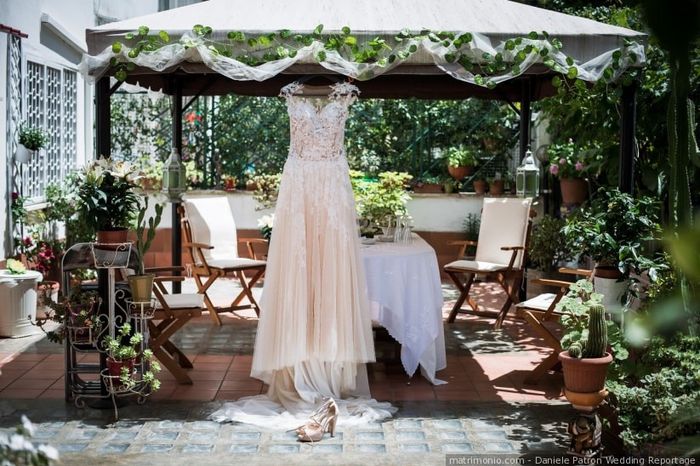 Instabride: la foto del vestito della sposa 1