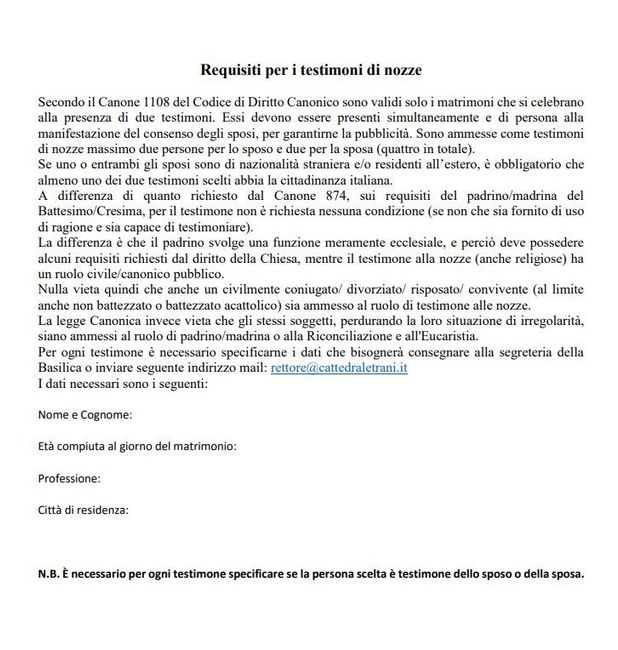 Testimoni e cresima 1