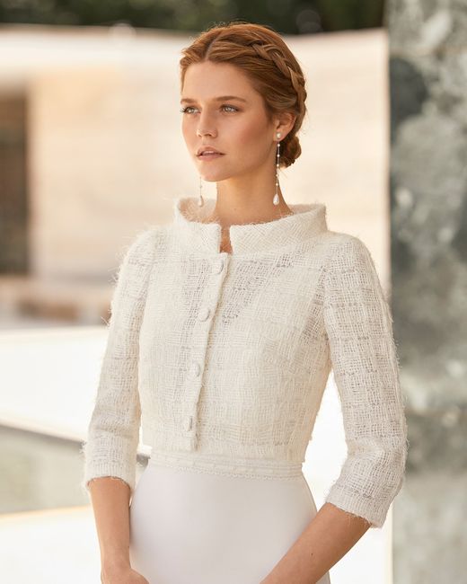Rosa Clará presenta la nuova collezione cappotti da sposa 2021: qual è il tuo preferito? 2