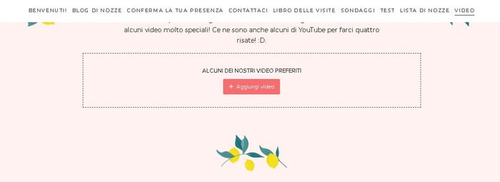 Come caricare un video nel tuo Wedding Site! 🎥 2