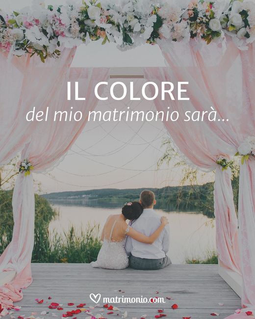 Il colore del mio matrimonio sarà... 1