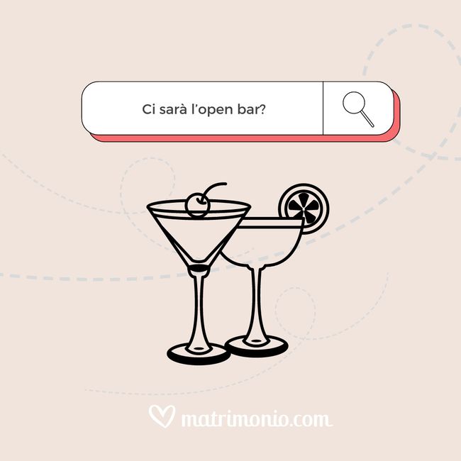2️⃣Ci sarà l’open bar? 2