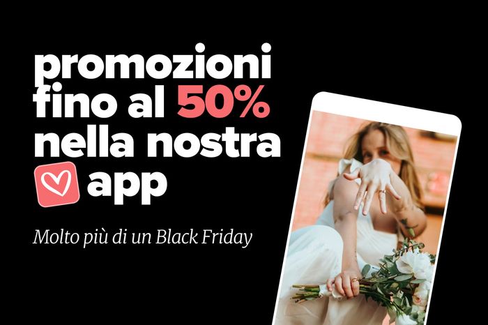 Più di un BLACK FRIDAY: sconti fino al 50% per le tue nozze 🏴 1