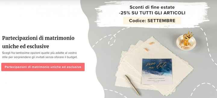 Back to school: 25% di sconto su partecipazioni e molto altro 👇 - 1