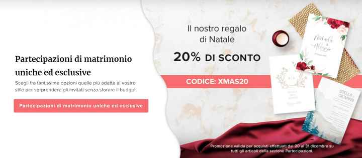 20% di sconto su partecipazioni e molto altro 👇 - 1